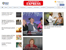 Tablet Screenshot of hardenexpress.com.au